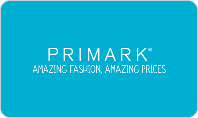Primark dárková karta - Hodnota: 200 Kč
