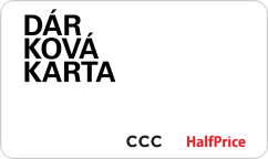 CCC x HalfPrice dárková karta (cashback 6 %)