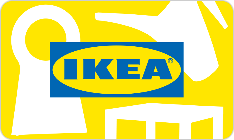 Ikea - dárková karta (cashback 4 %) - Hodnota: 500 Kč
